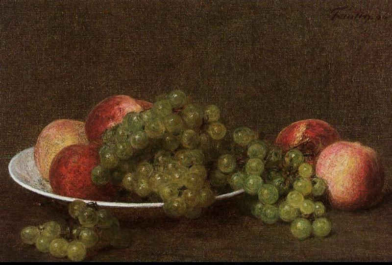 Henri Fantin-Latour Peaches and Grapes